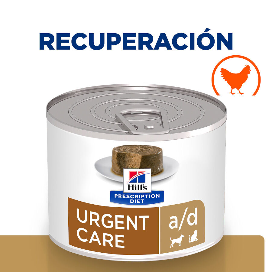 200 g Hill's Prescription Diet Urgent Care a/d Mousse de Pollo lata para perros y gatos, , large Imagen numero 2